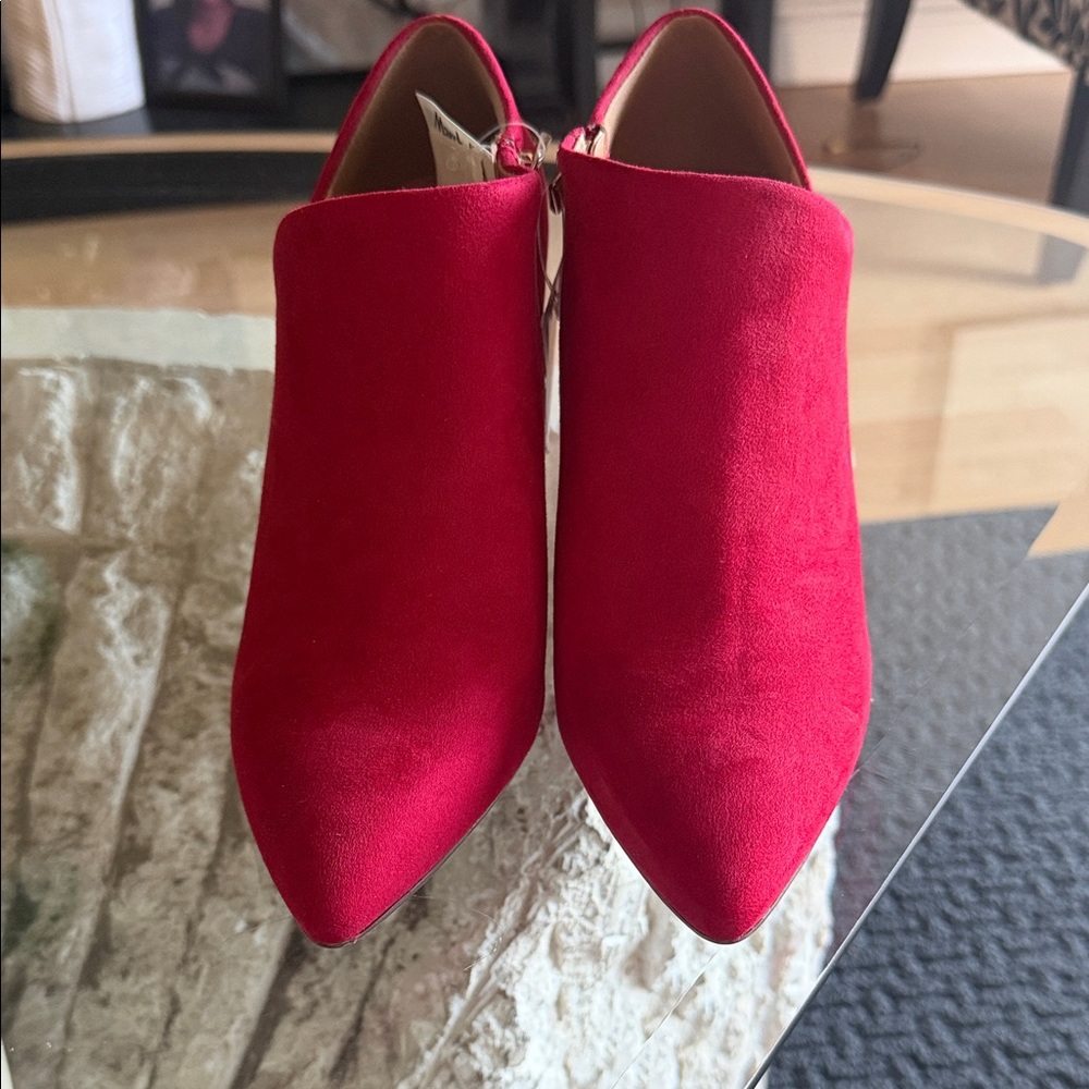 Jessica  Simpson Red Ankle Booties